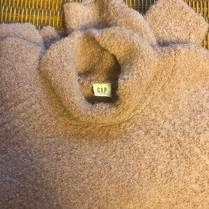 Gap dusty rose funnel neck sweater size large.